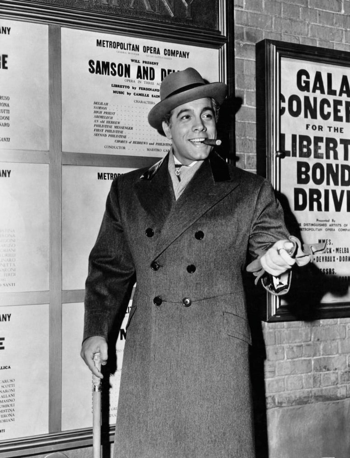 Mario Lanza 1951 photo print, classic movie star image.
