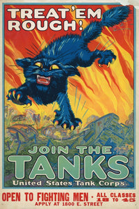 Join the Tanks United States Tank Corps (1917) Poster Print by August William Hutaf