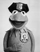 Muppets in Police Outfit Portrait Photo Print - Fun Decor