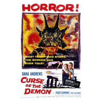 Curse of the Demon movie poster in 11x17 size