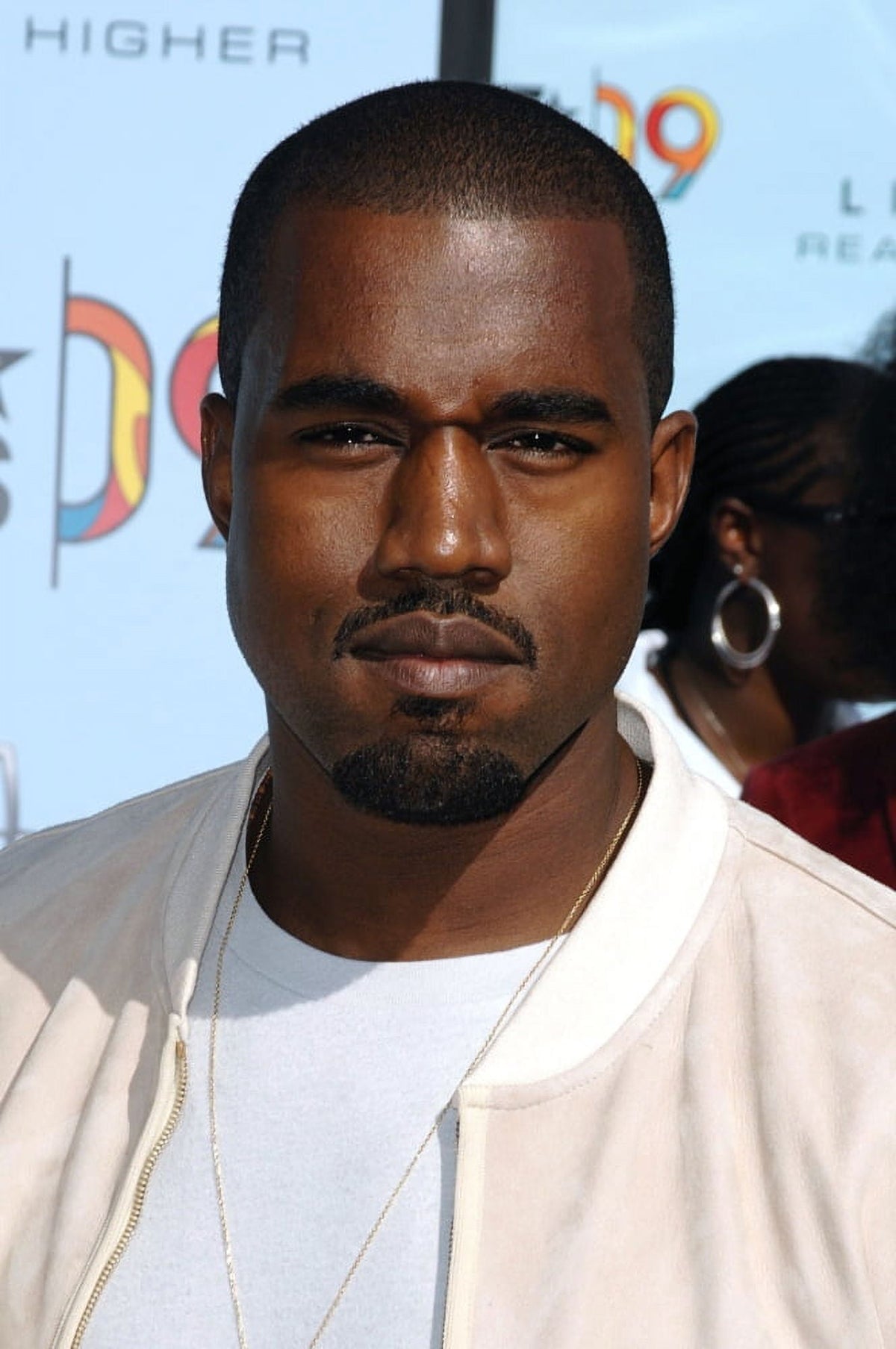 Kanye West arriving at the 2009 BET Awards photo print