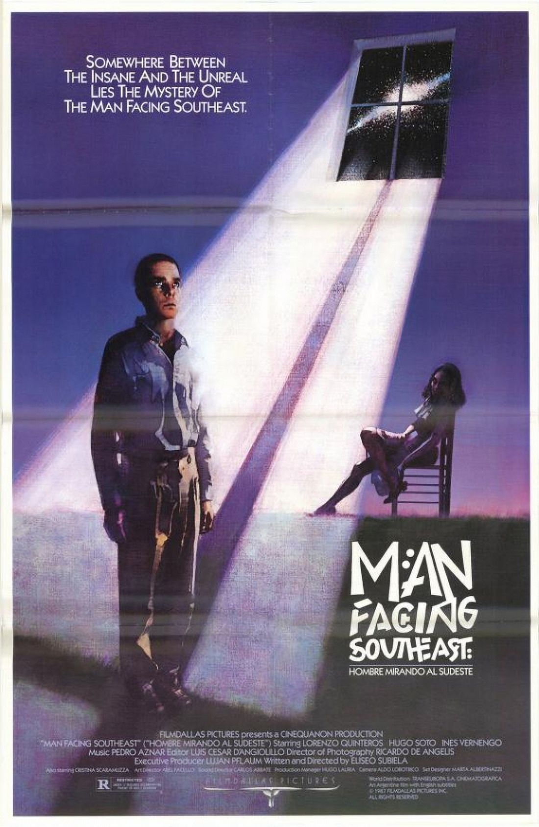 Man Facing Southeast Movie Poster Print 27x40