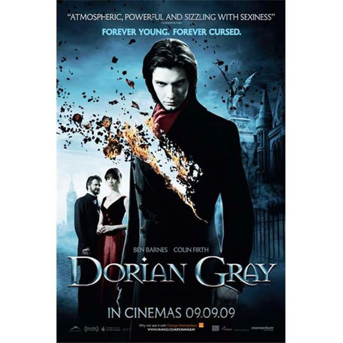 Dorian Gray Movie Poster - Style B (11x17) featuring classic cinematic art.