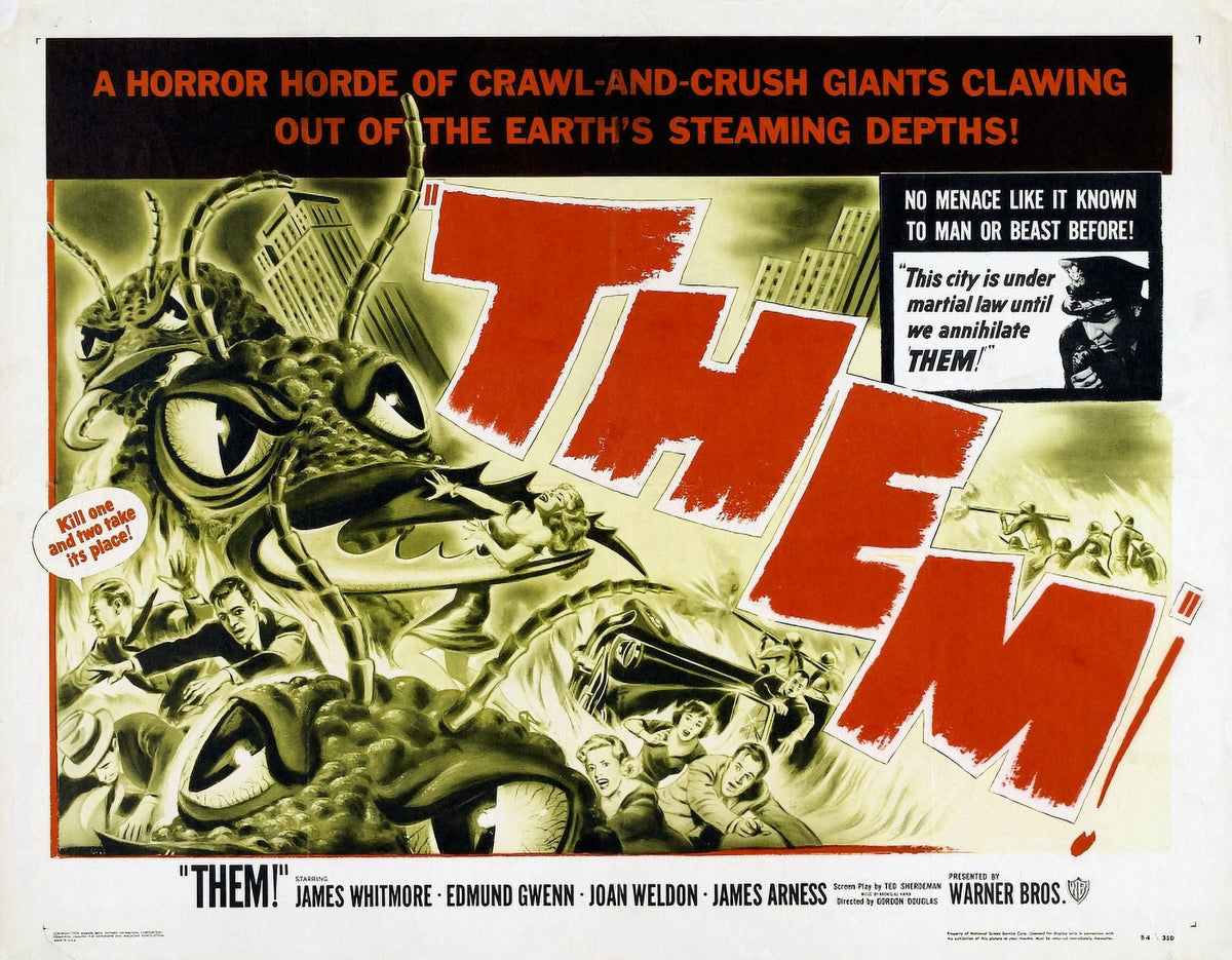 Them! 1954 Movie Masterprint Poster Print in multiple sizes.