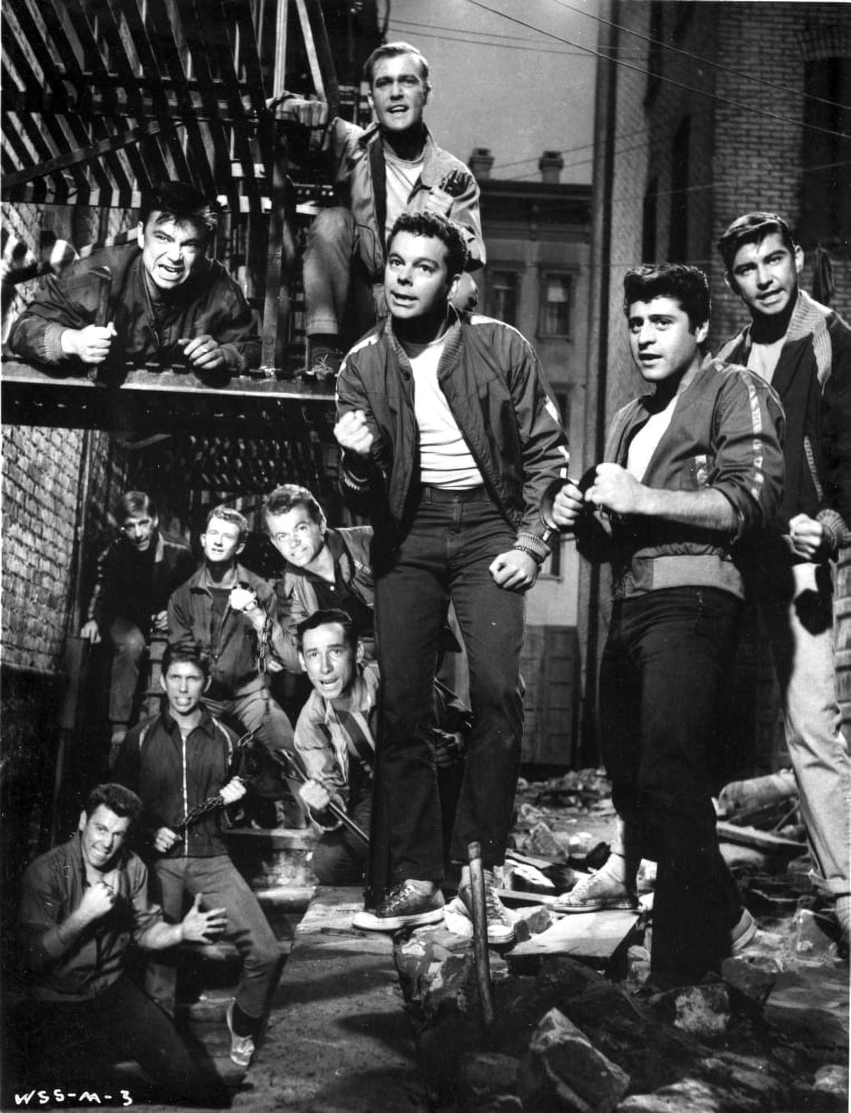West Side Story The Jets Gang Singing Alley Photo Print
