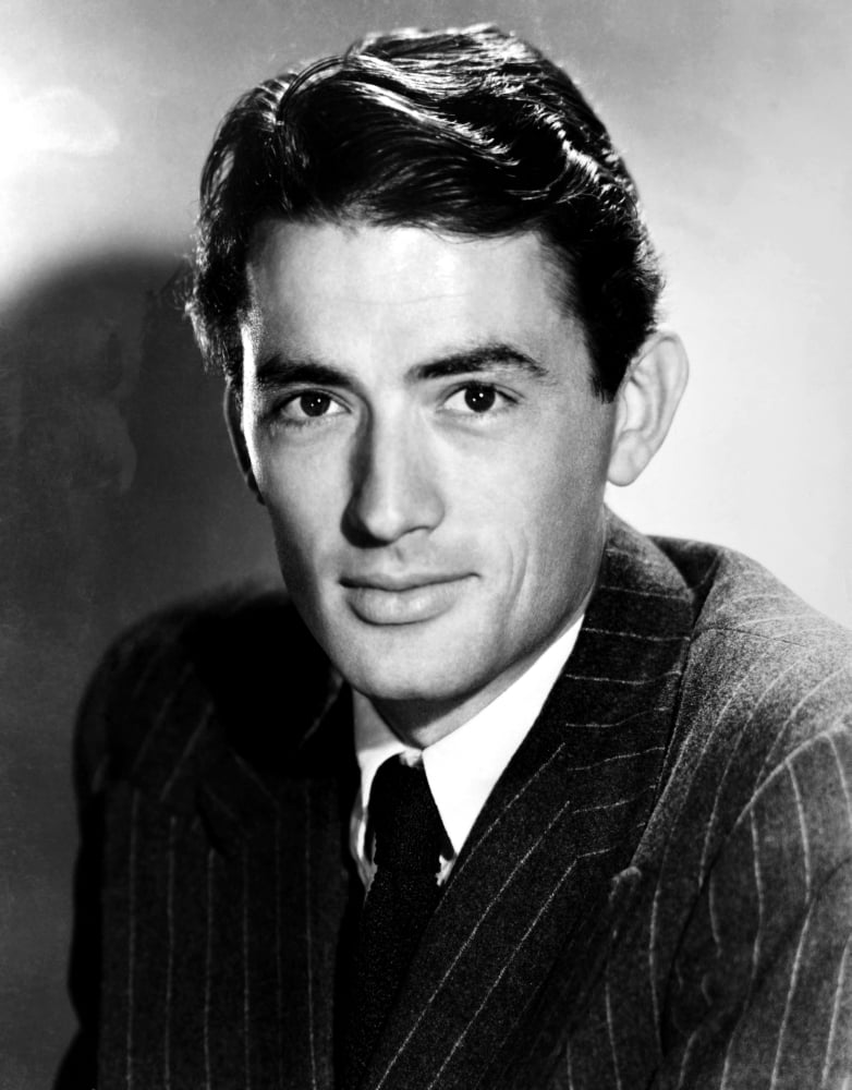 Gregory Peck portrait poster print, available in multiple sizes.