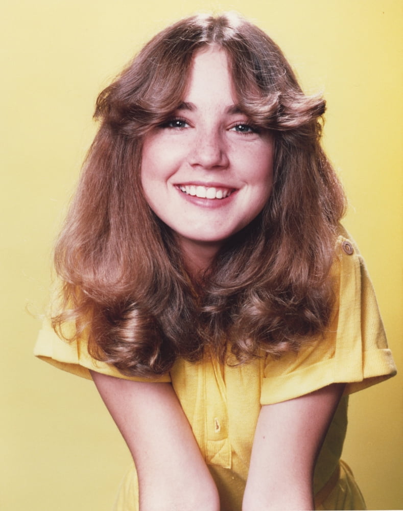 Close-up portrait photo print of Dana Plato, actress from classic television.