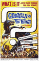 Godzilla vs The Thing Movie Poster 11x17 featuring iconic monster clash.