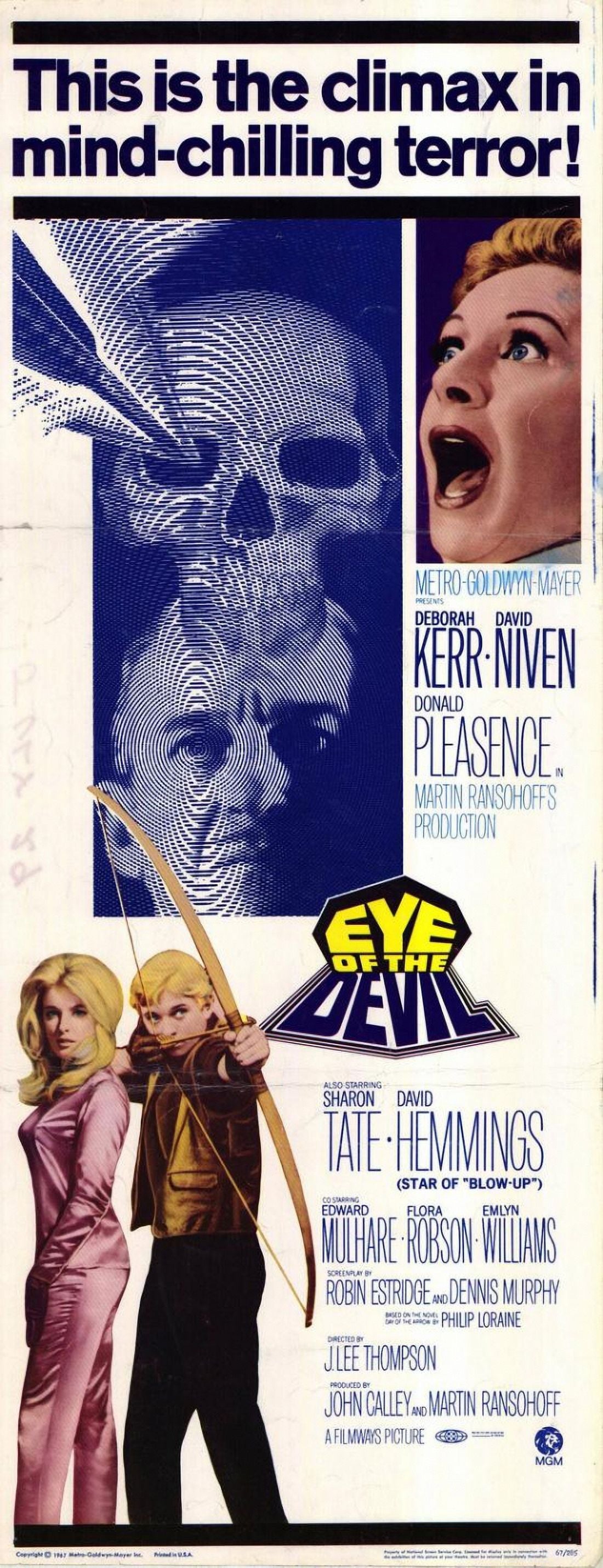 Eye of the Devil movie poster 11x17 print.