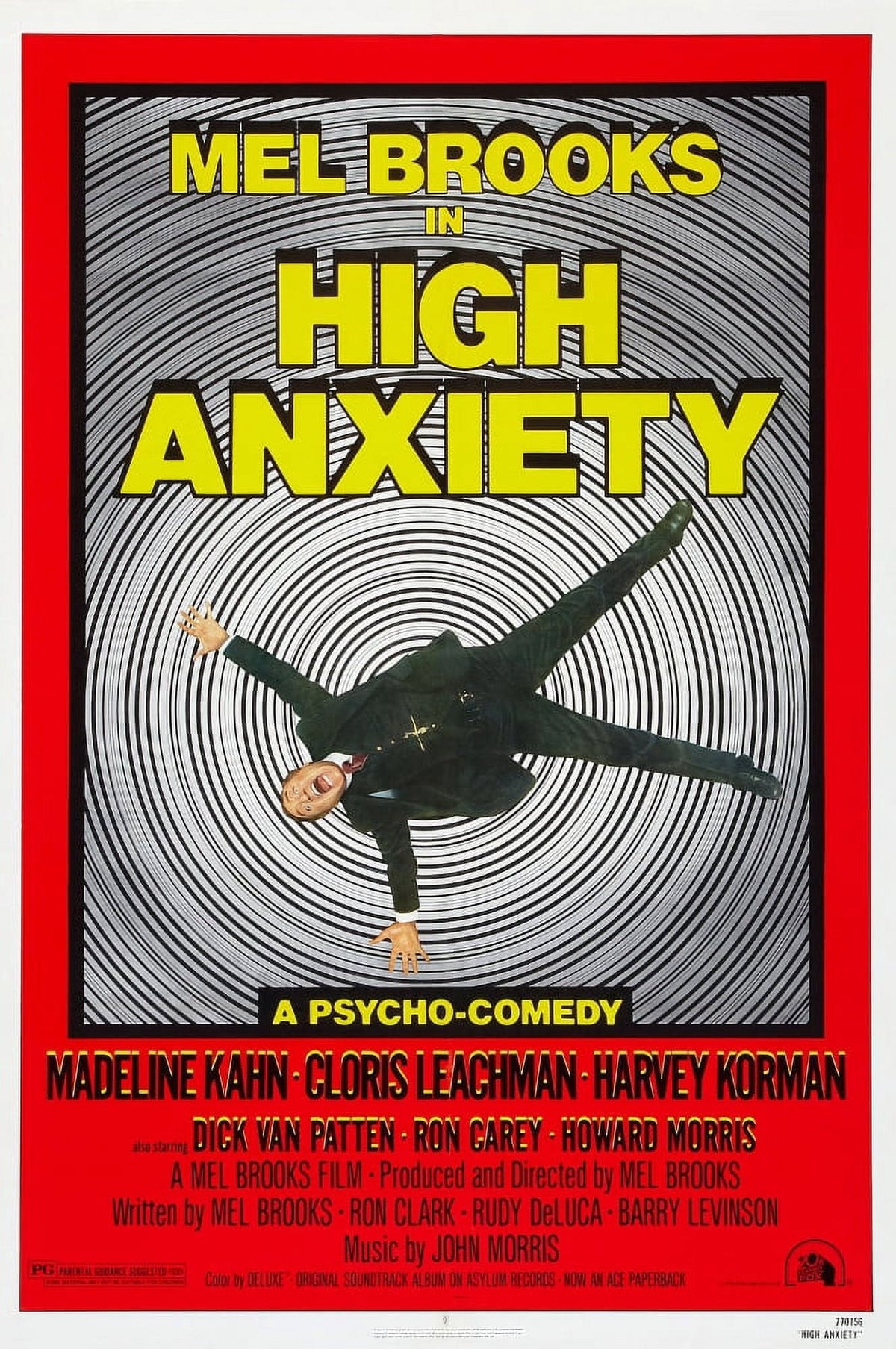 High Anxiety Movie Masterprint Poster Print by Mel Brooks
