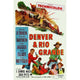 Denver and Rio Grande Movie Poster 11x17 print