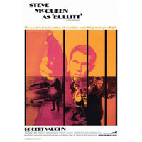 Bullitt Movie Poster Print showcasing a classic action film scene.