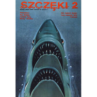 Jaws 2 Movie Masterprint Poster Print - Polish Art 1978, 11x17