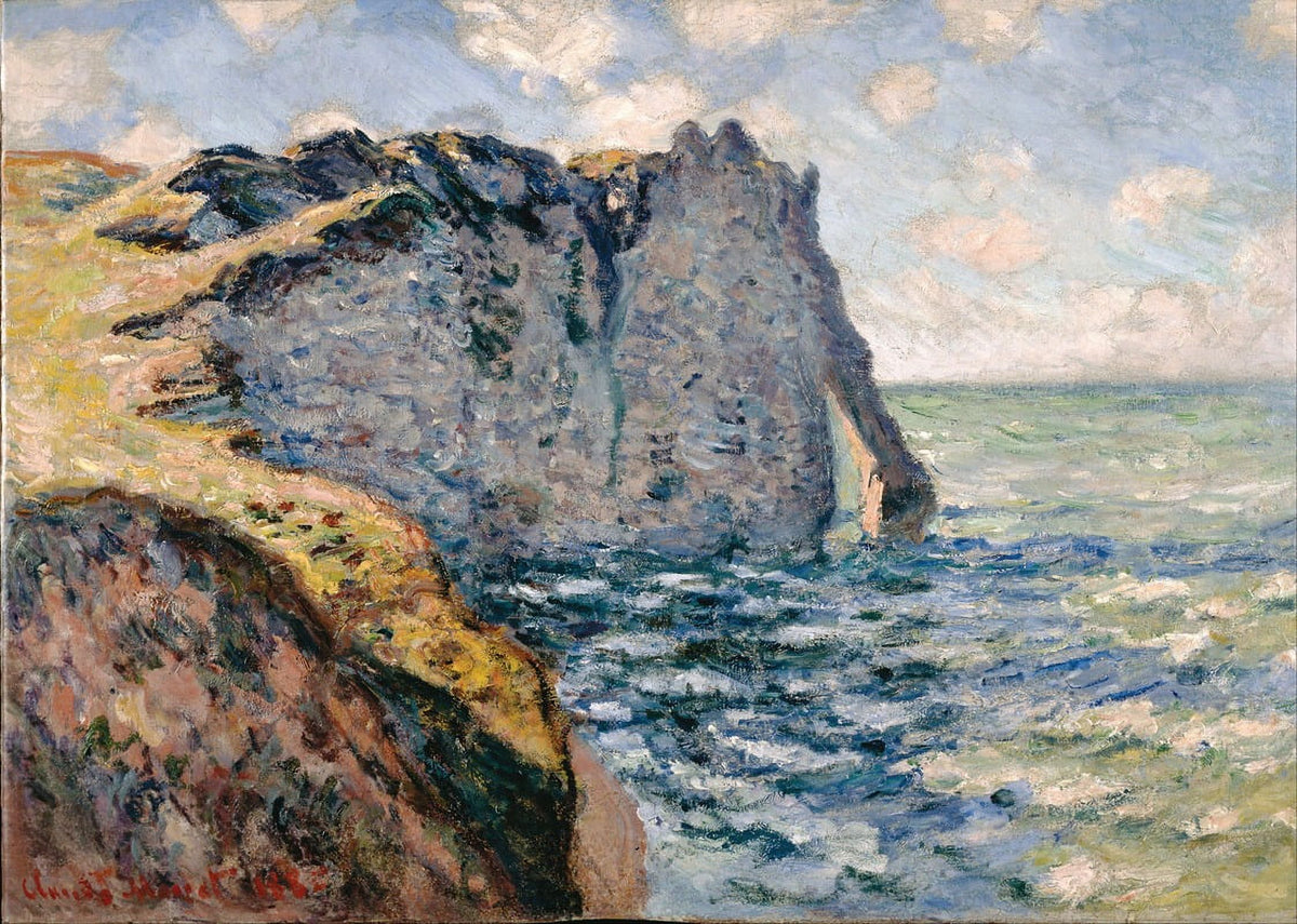 The Cliff of Aval Etr�tat art print by Claude Monet, available in multiple sizes.