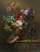 Still Life with Flowers in a Greek Vase art print by Georgius Jacobus Van Os, 1817.
