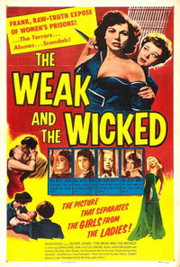 The Weak and the Wicked movie poster 27x40
