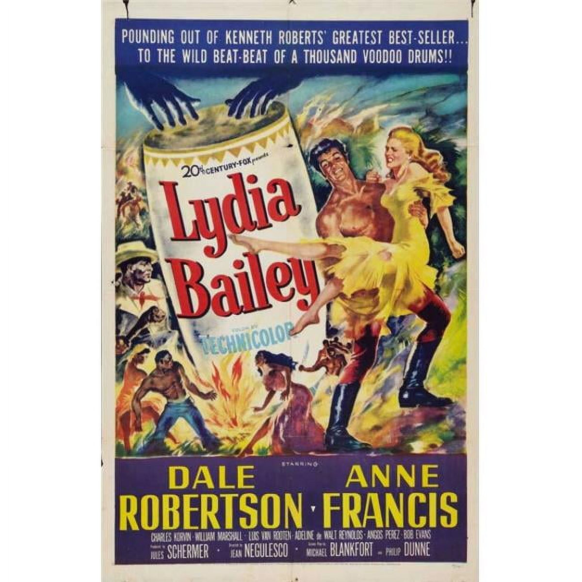 Lydia Bailey Movie Poster Print - 27x40 size, vibrant colors, classic cinema artwork.