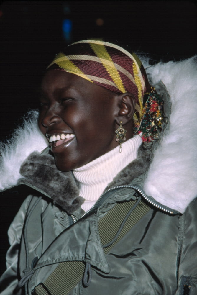 Alek Wek at Screening of I Am Sam Photo Print by CJ Contino