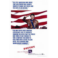 Patton movie poster print featuring iconic war film imagery.