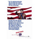 Patton movie poster print featuring iconic war film imagery.