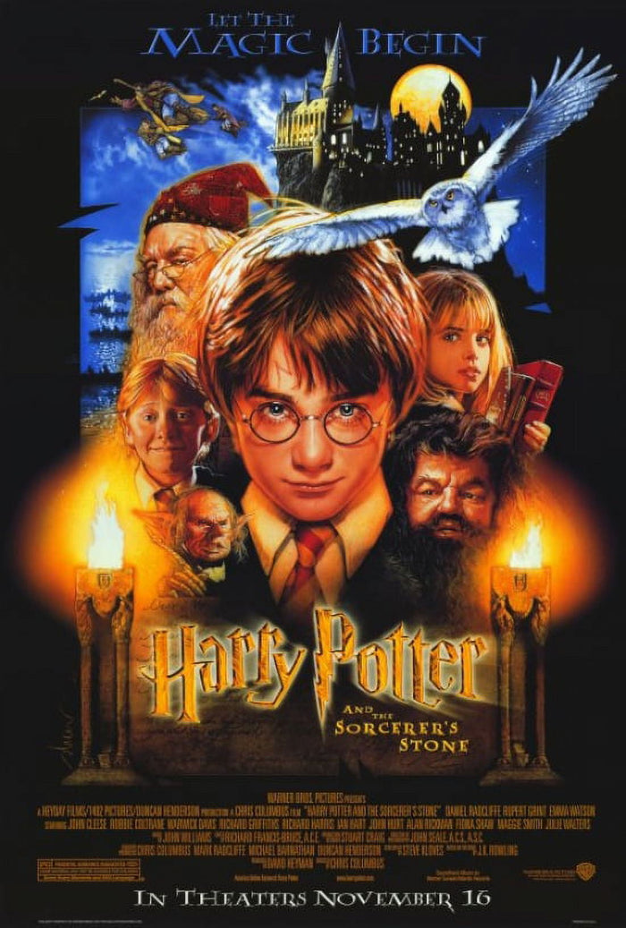 Harry Potter and the Sorcerer's Stone movie poster print 27 x 40