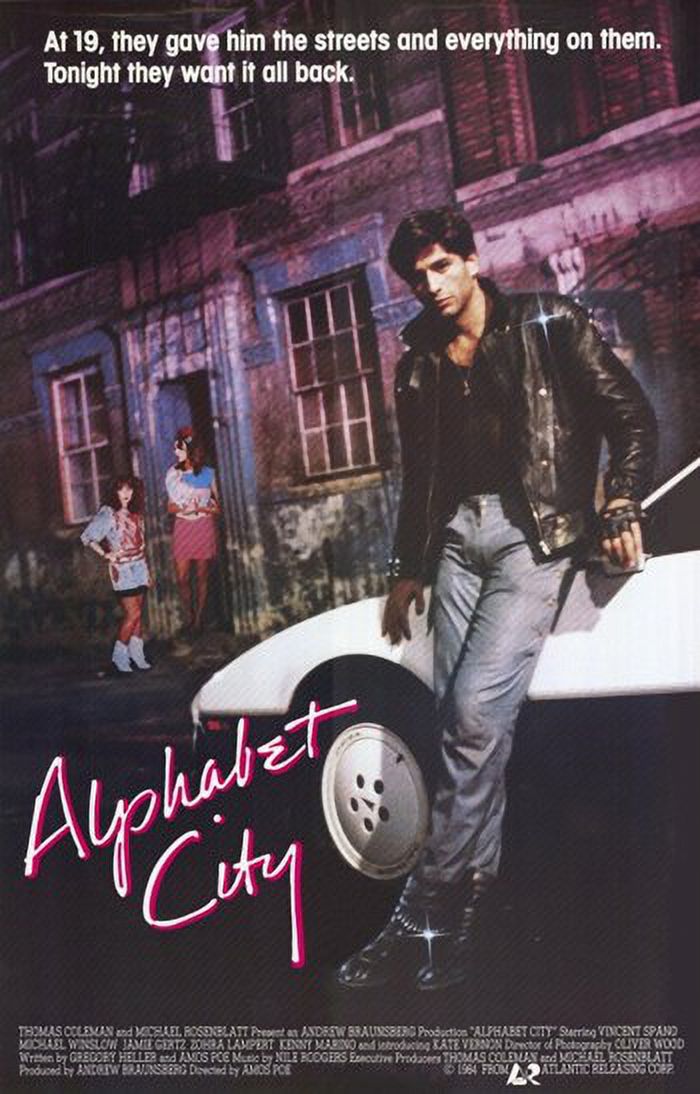Alphabet City Movie Poster 11x17 print showcasing vibrant urban life.