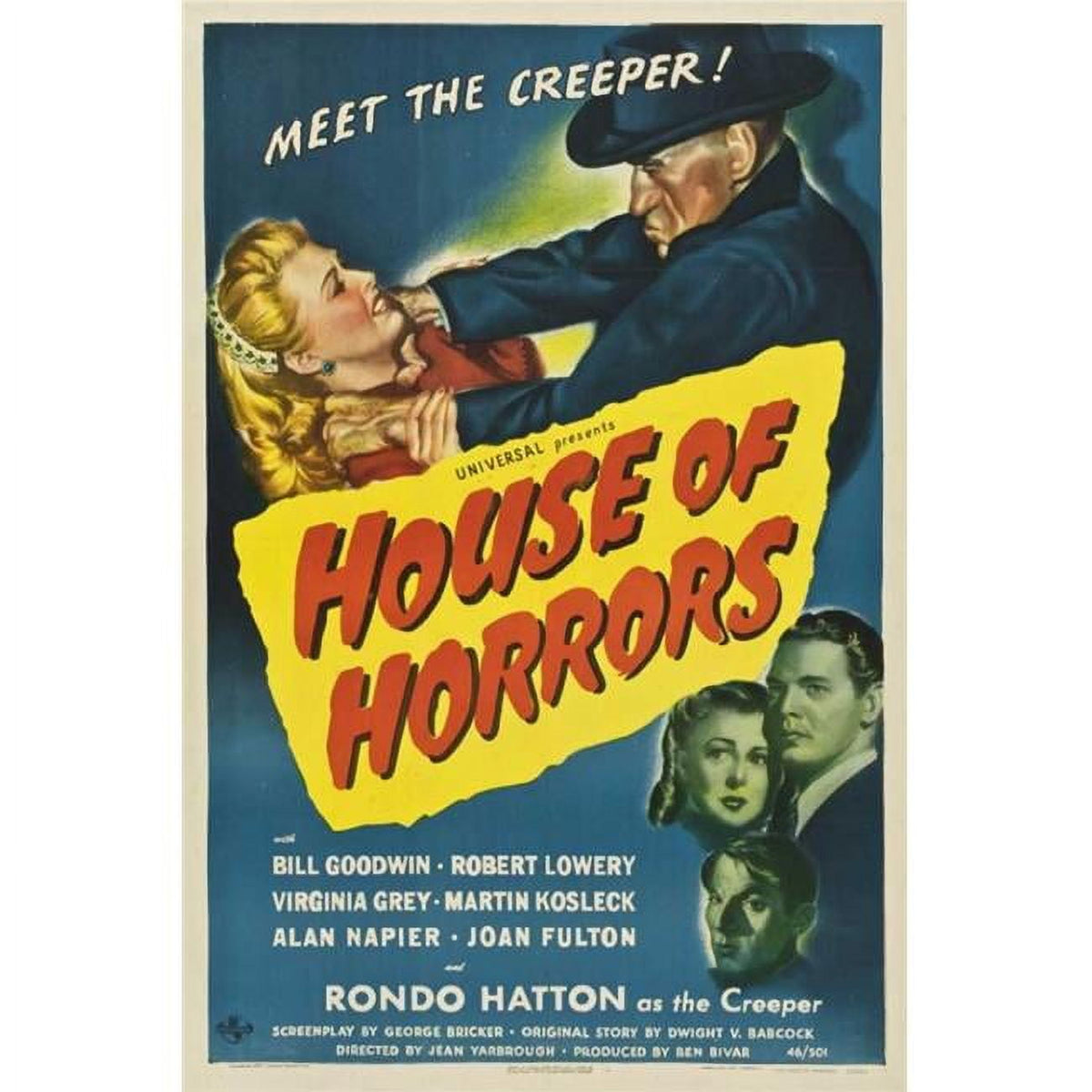 House of Horrors Movie Poster Print 27x40