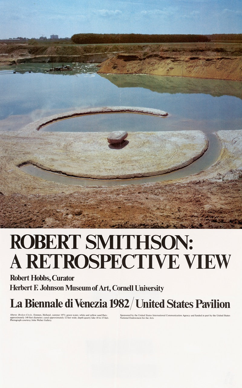 Robert Smithson: A Retrospective View Poster Print