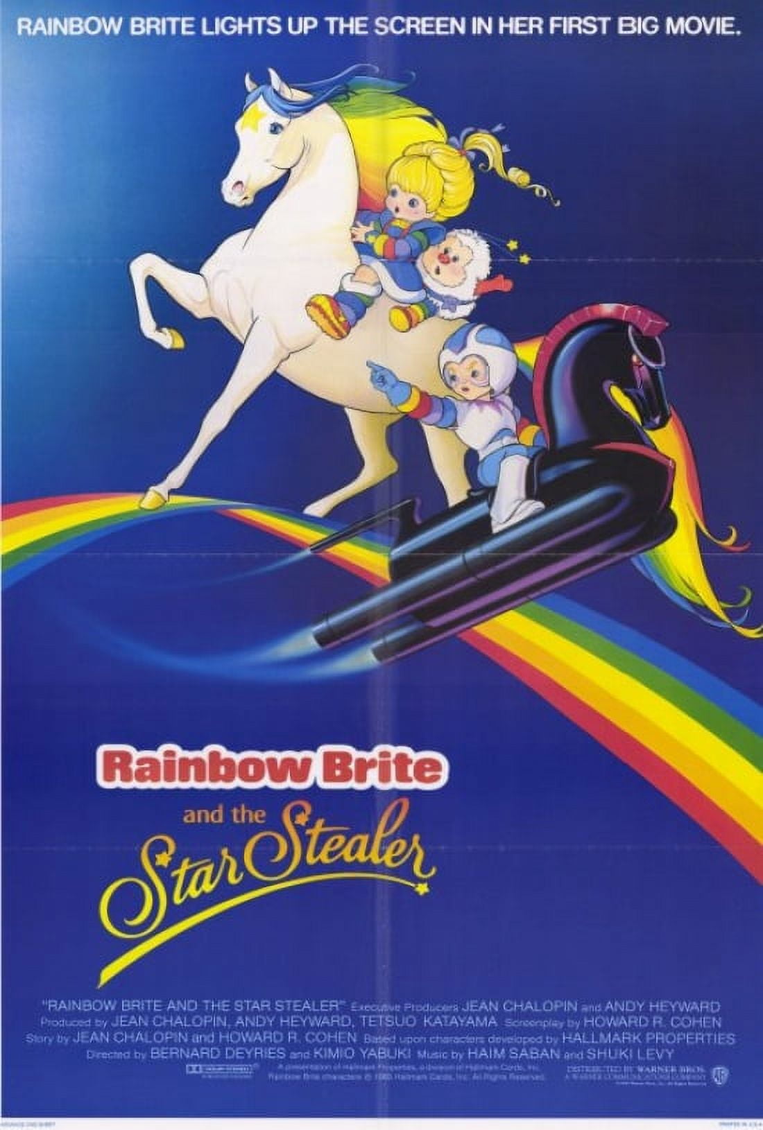 Rainbow Brite and the Star Stealer movie poster print 27x40