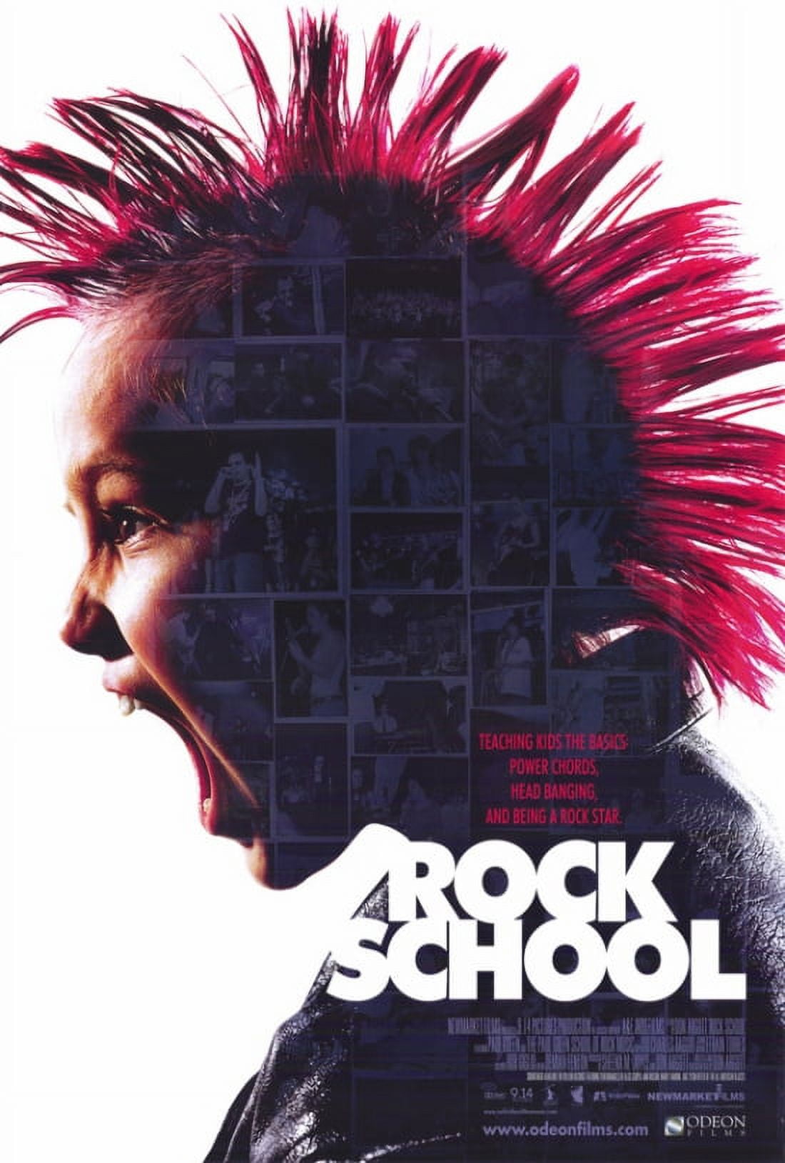 Rock School Movie Poster Print 27x40 - vibrant rock music artwork