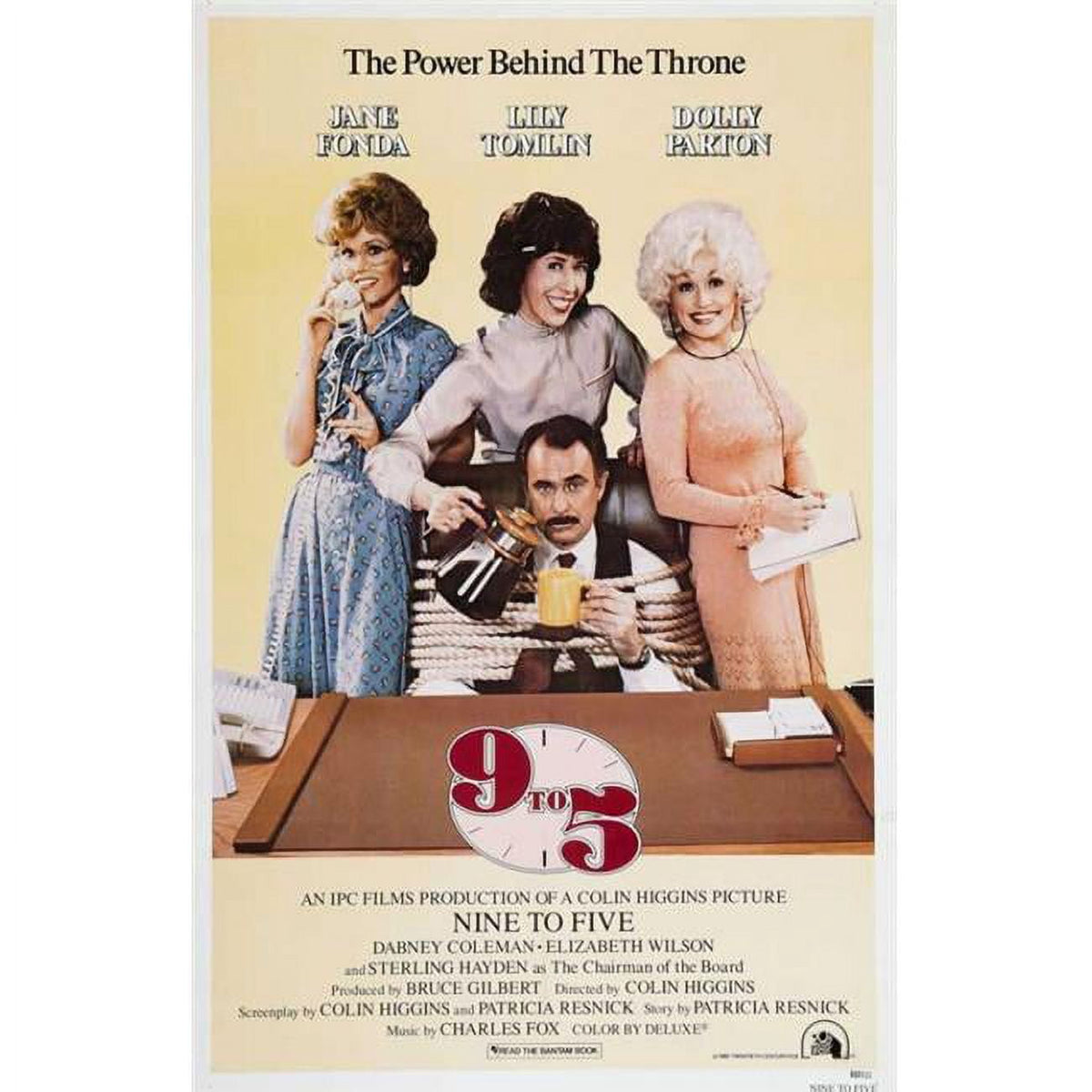 9 to 5 Movie Poster Print featuring classic comedy characters
