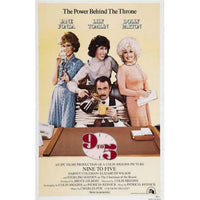 9 to 5 Movie Poster Print featuring classic comedy characters
