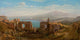 Mt. Etna view from Taormina poster print by William Everett.