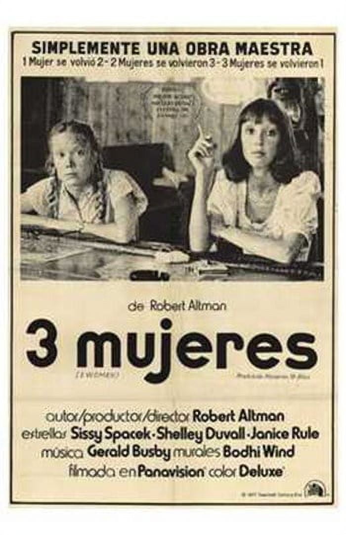 3 Women Movie Poster 11x17 print showcasing captivating cinema art.