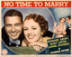 No Time To Marry 1938 movie masterprint poster featuring Richard Arlen and Mary Astor.