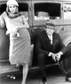 Bonnie and Clyde photo print featuring Faye Dunaway and Warren Beatty from the 1967 film.