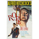 Rope movie masterprint poster featuring Alfred Hitchcock and James Stewart, 11x17