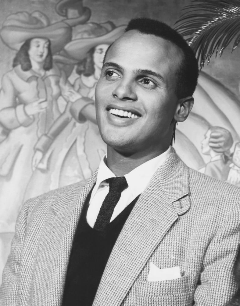 Harry Belafonte portrait poster print available in multiple sizes.