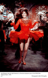 Ann Margret dance solo photo print from Made in Paris restaurant, available in multiple sizes.