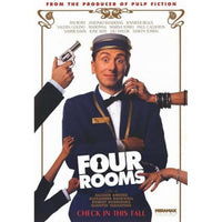 Four Rooms movie poster print, 11x17 inches, vibrant cinematic artwork.