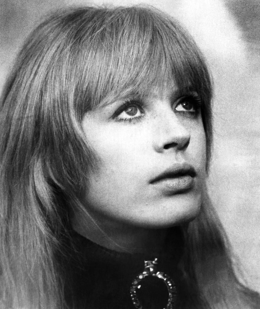 Marianne Faithfull in Girl On A Motorcycle photo print from 1968.