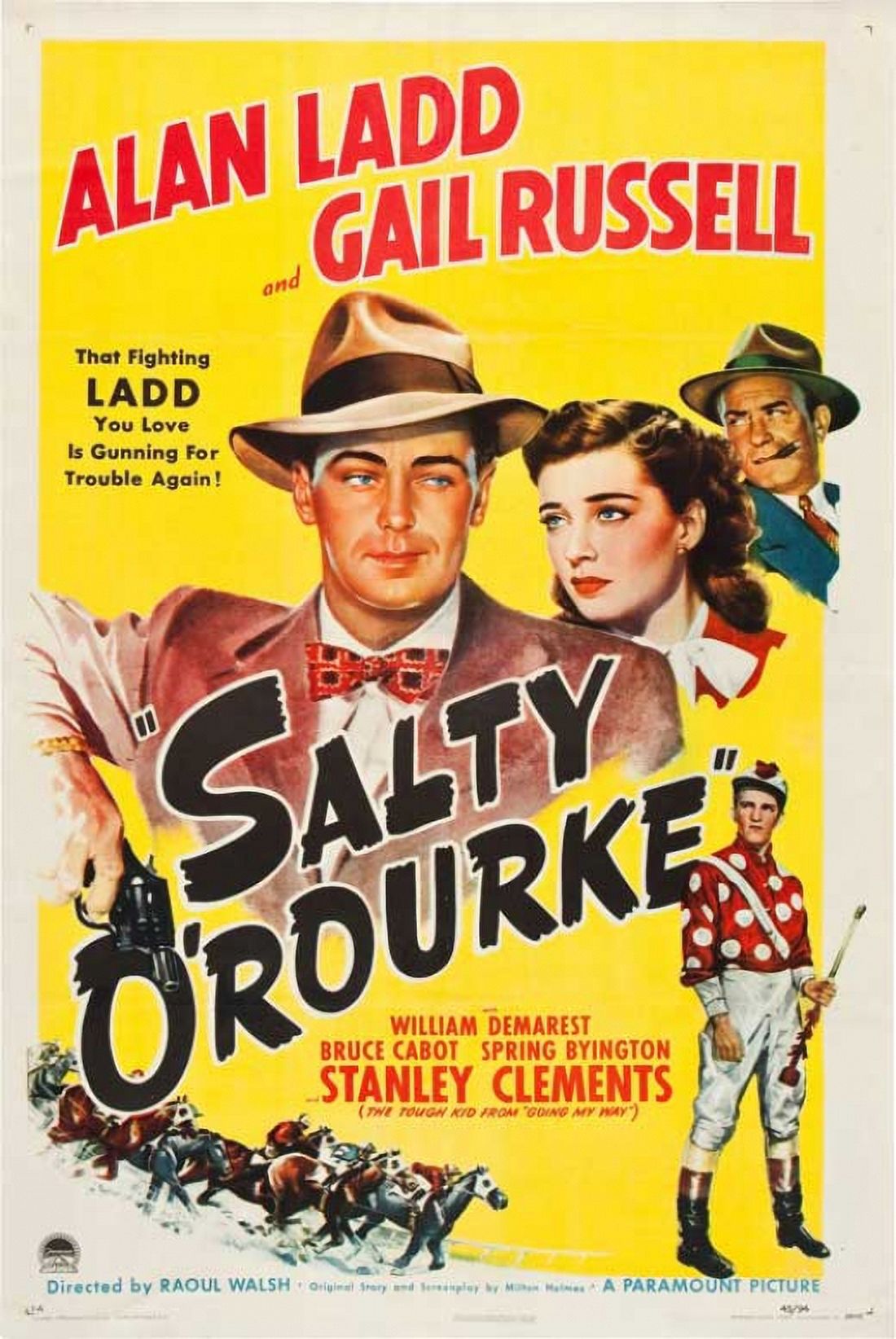 Salty O'Rourke Movie Poster 11x17 print featuring classic cinema art.