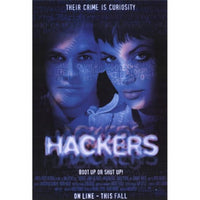 Hackers Movie Poster Print - 27x40 size featuring vibrant imagery.