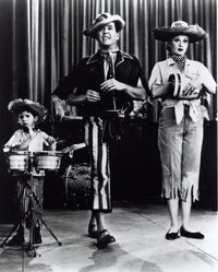 Film still from I Love Lucy photo print showcasing classic television humor.