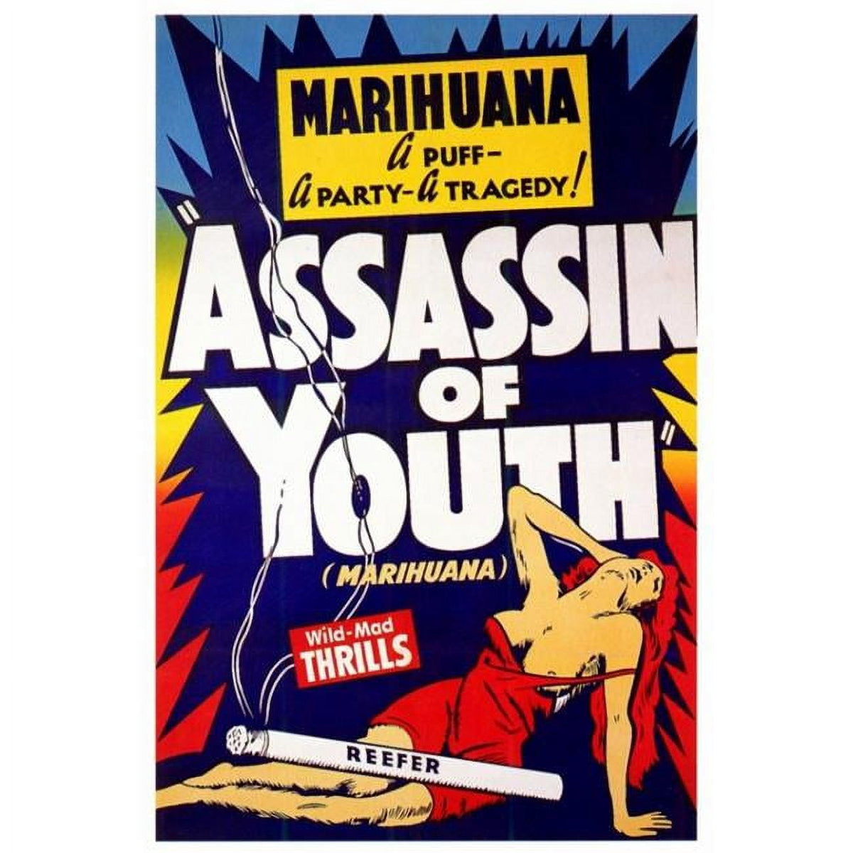 Assassin of Youth movie poster print - vintage film art