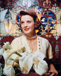 Jean Peters 1950s portrait photo print available in multiple sizes.