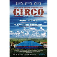 Circo Movie Poster Print featuring vibrant carnival theme, size 27x40.