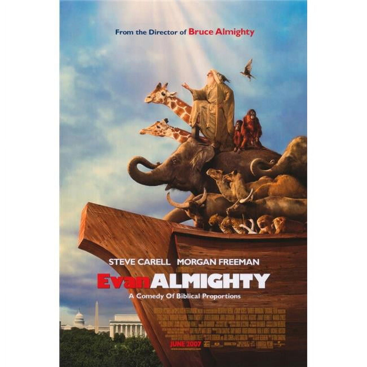 Evan Almighty movie poster print 27x40 inches.