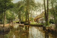 Going to Market Art Print by Peder Mørk Mønsted - 18x24