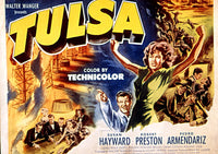 Tulsa Movie Masterprint Poster featuring Robert Preston and Susan Hayward - 14x11